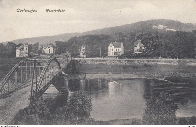 CARLSHAFEN , Hesse , Germany, 1900-10s ; Weserbrucker