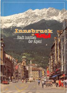 BT1924 innsbruck tirol austria maria theresien strasse mit annausaule