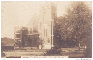 RP: Presbyterian Church , ALVINSTON , Ontario , Canada , PU-1920