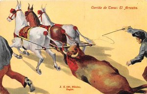 Corrida de Toros El Arrastre Bullfighting Unused 