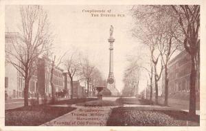 Baltimore Maryland Wildey Monument Odd Fellows Antique Postcard K49395