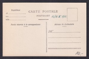 Vintage Postcard Belgium Brussels North Station