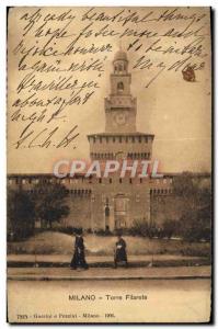 Old Postcard Milano Torre Filarete