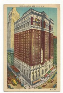 Postcard NY Hotel McAlpin New York N. Y.