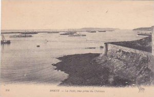 France Brest La Rade Vue Prise du Chateau