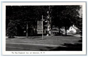 Intervale New Hampshire NH Postcard RPPC Photo The New England Inn Cars Antique