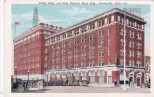 Oklahoma Bartlesville Phillip Building and First National Bank Building