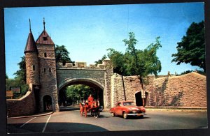 Canada QUEBEC The St. Louis Gate, La Porte St. Louis Older Car, Carriage Chrome