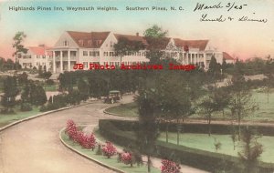 NC, Southern Pines, North Carolina, Highland Pines Inn, Exterior, Albertype