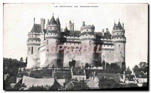 Old Postcard The Chateau de Pierrefonds