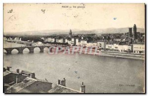 Postcard Old Macon General view