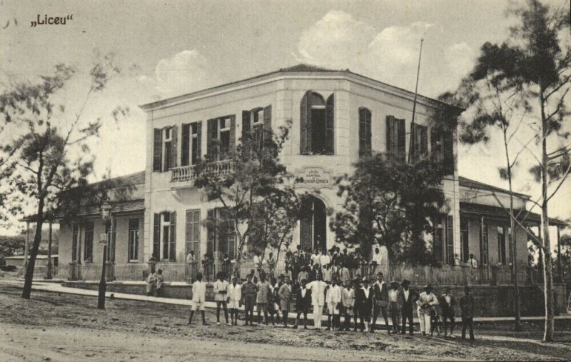 angola, LUANDA, Liceu Central de Salvador Correia, High School (1910s) Postcard
