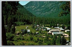 Village of Yellow Pine    Idaho   Postcard