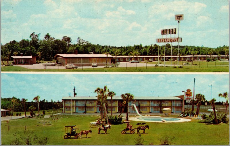 Vtg Ashburn Motor Inn Motel Restaurant Ashburn Georgia GA Unused Postcard