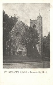 Vintage Postcard 1900's View of Bernard's Church Bernardsville New Jersey N. J.