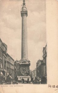 Raphael Tuck London The Monument Postcard 1903 Real Photo Marylebone Postmark