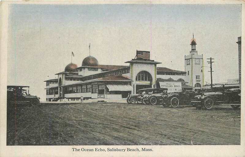 Postcard C-1910 Massachusetts Salisbury Beach Ocean Echo Swallow 23-743