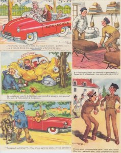 CHAPERON JEAN Humor Comic French Artist 25 Postcards Mostly Pre-1960 (L5097)