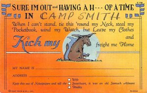 Kick My Camp Smith Donkey Unused 