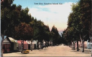 Tent City Santa Catalina Island California Postcard C095