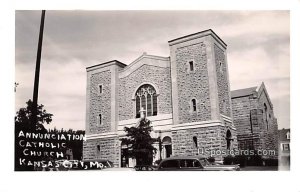 Annunciation Catholic Church - Kansas City, Missouri MO Postcard