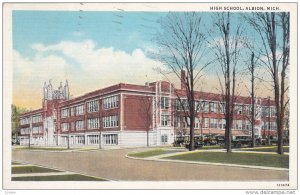 ALBION, Michigan, PU-1939; High School