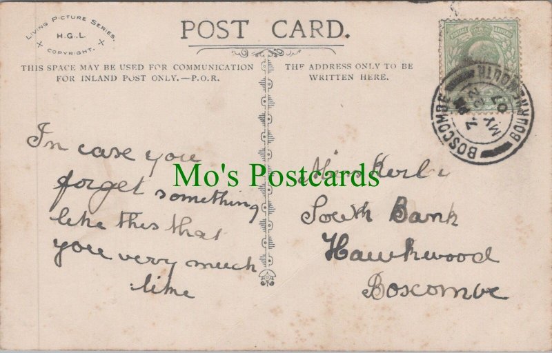 Genealogy Postcard - Kerle?, Lower Bank, Hawkwood, Boscombe, Dorset GL1730