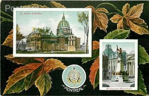 Canada, Quebec, Montreal Saint James Cathedral, Maisoneuve Monument, Watson
