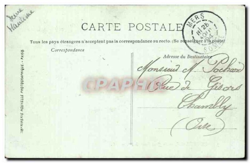 Postcard Old Treport Le Francois 1er dock