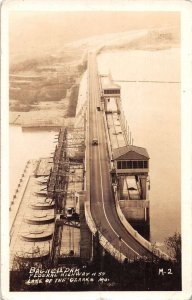 Ozark Lake Missouri Bagnell Dam Real Photo Vintage Postcard AA34722