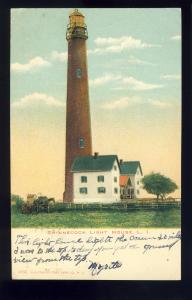 Long Island, New York/NY Postcard, Shinnecock Light/Lighthouse, 1907!