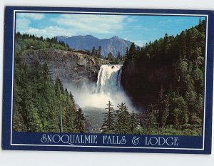 Postcard Snoqualmie Falls & Lodge, Snoqualmie, Washington