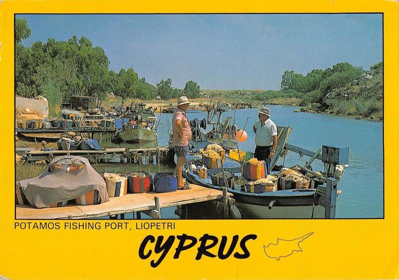 B96474 potamos fishing port liopetri cyprus