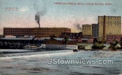 American Cereal Mills - Cedar Rapids, Iowa IA