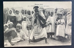 Mint Morocco Real Picture Postcard RPPC Snake Charmers 1911 Oudjda