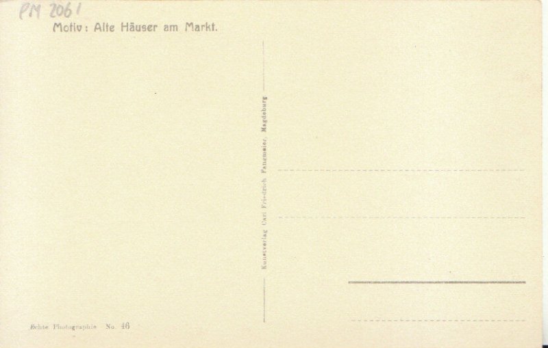 Germany Postcard - Hannover - Alte Hauser Am Markt - Ref TZ5640