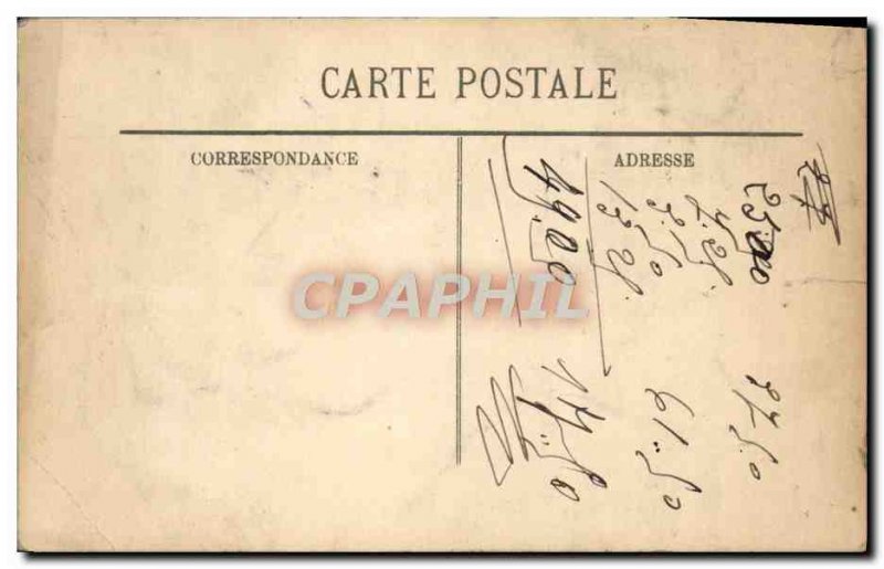 Old Postcard Paris Statue In Strasbourg