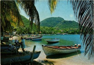 CPM Terre de Haut, Bateaux de peche au fond du Cure GUADELOUPE (839499)