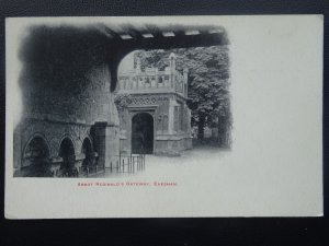 Worcestershire EVESHAM Abbot Reginald's Gateway c1905 Postcard by Smith's Series