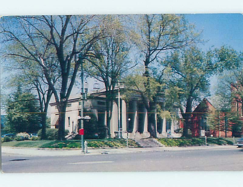 Unused Pre-1980 POST OFFICE SCENE Lexington North Carolina NC hs1057