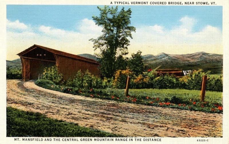 VT - Stowe. Stowe Covered Bridge