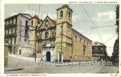 La Merced Church Panama City Republic of Panama Postal Used Unknown, Missing ...