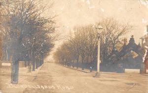 Merseyside England Blundellsands Road Real Photo Antique Postcard J74918