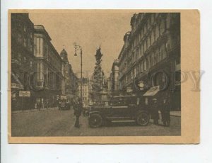 434190 Austria Vienna Graben cars on the street shops advertising Old postcard