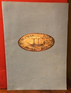 Vintage 60s SEAMAN'S INNE Restaurant Menu Mystic CT Connecticut 