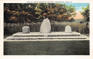 Coshocton Ohio 1920s Postcard Site Of White Woman's Village