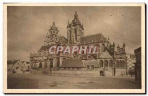 Old Postcard Argentan l & # 39Eglise St Germain