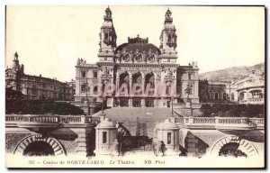 Old Postcard Monte Carlo Casino The Theater