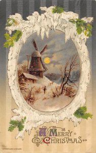 Windmill, John Winsch Publishing Christmas Postal used unknown 