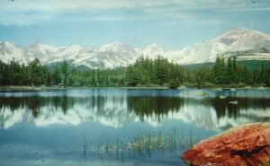 Vintage Postcard 1967 Red Rocks Lake Near Estes Park In The Rocky Mountains CO 